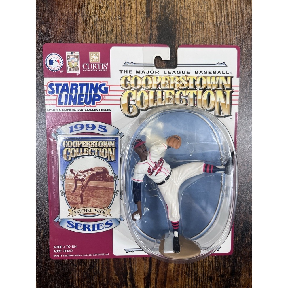 1995 Starting Lineup Cooperstown Collection Satchel Paige Cleveland Indians New